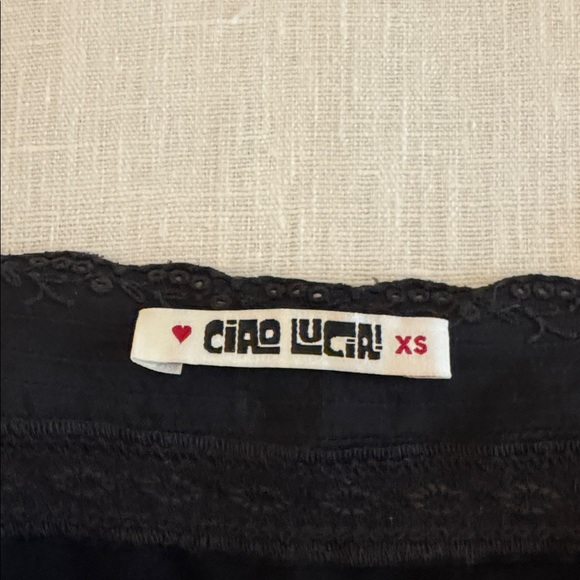 Ciao Lucia Petra Black Lace Detail Dress - Picture 3 of 5